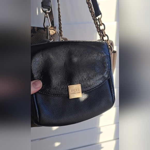 Bundle 4 Crossbody Leather Bags Donna Karan Heys International Hobo - Picture 4 of 5